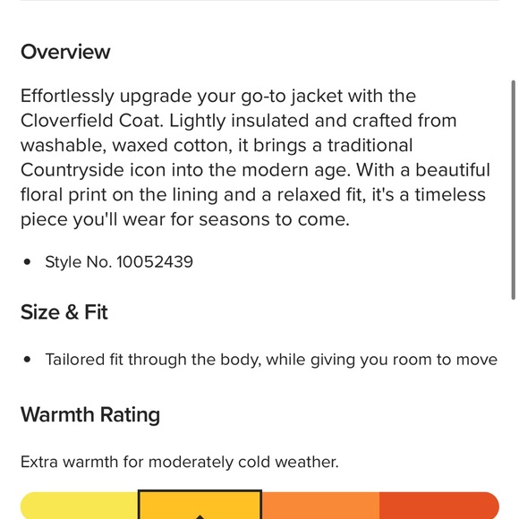 Ariat NWOT cloverfield coat! The color is called earth! - Picture 12 of 13